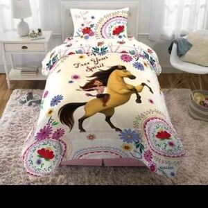 Colorful Horse Print Bedding Set